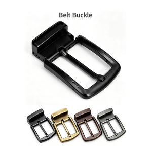 Boucle de ceinture personnalisée en alliage de zinc de 1,5 pouce, clip rapide, style clip de fixation, unisexe, pièce de rechange pour ceintures en cuir de travail quotidien - Product Image 1