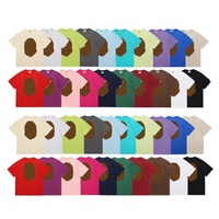 T-shirt Homme Nouvelle Collection Haute Qualité Style Tendance Designer Imprimé Lettres Oversize en Tissu Éponge 260 Grammes Décontracté 100% Coton Vente en Gros