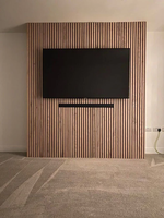 Paneles Acústicos de Madera Modernos Personalizados con Alta Reducción de Ruido (NRC 0.8), Absorción de Sonido Ecológica