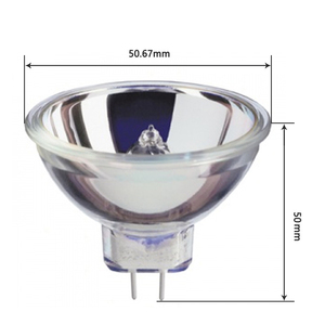 <span class=keywords><strong>ELC</strong></span> 24V 250W 50H/<span class=keywords><strong>ELC</strong></span> 24V 250W 500H GX5.3 Lámpara reflectora de vidrio halógeno Microscopio Endoscopio Bombilla de proyector - Product Image 6