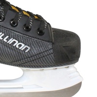 Patins à glace Speed Carbon de haute performance, qualité professionnelle, pour la location, patins à roulettes de hockey en cuir synthétique noir, acier inoxydable