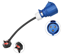 32A 1Phase chargeur de véhicule électrique adaptateur Portable CEE prise femelle 3Pin bleu 220V prise multiple nouveau Compatible Ev