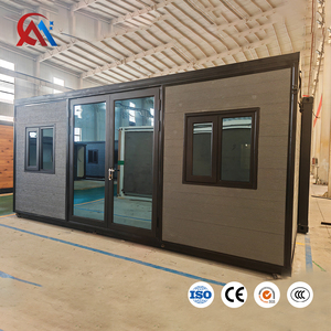 Casa Container Modulare Espandibile Avanzata da 30 Piedi, Ufficio Prefabbricato con 1 Camera da Letto Completamente Arredato a Basso Costo - Product Image 1