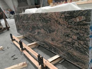 Di alta qualità multicolore <span class=keywords><strong>pietra</strong></span> di granito <span class=keywords><strong>rosso</strong></span> rosa cina Juparana lastra e piastrelle per la vendita - Product Image 3