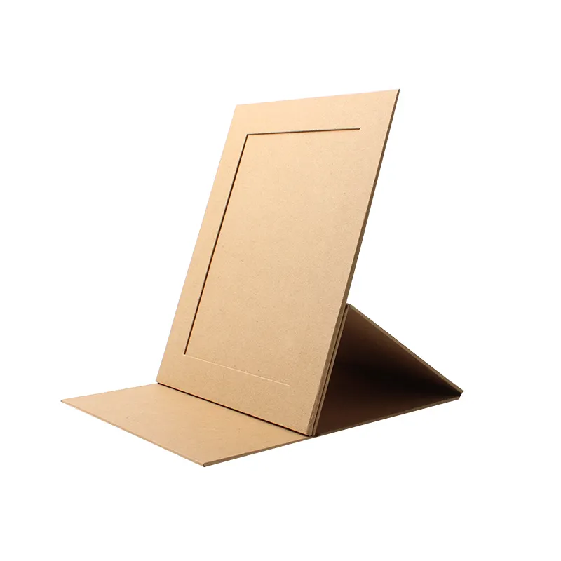 5x7 "в простом стиле жесткая картонная крафт-бумаги, крепление для фото рамка