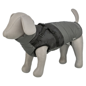 Abrigo de Invierno Gris Pontis XS con Arnés para Mascotas, Ropa Reflectante para Mascotas - Product Image 3