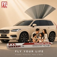 Film solaire pour vitres de voiture, pré-découpé, nano-céramique IR90 haute définition, film nano-céramique IR90 HD IRR90% UV99%