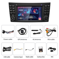 Autoradio stéréo STWEI 8 cœurs pour Benz Classe E W211 2002-2009 CLS-CLK-Classe G W463 W209 W219 GPS Navi Carplay Multimedia Player