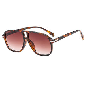 Rivets femmes Double faisceau en forme de <span class=keywords><strong>crapaud</strong></span> hommes pare-soleil grand cadre PC surdimensionné Protection solaire lunettes de soleil avec lentilles UV400 - Product Image 5
