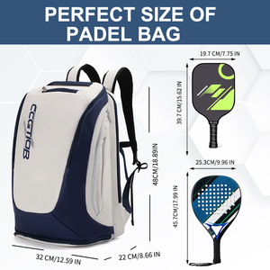 Borsa Organizzata per Pickleball, Porta Racchette, Borsa Multisport, <span class=keywords><strong>Zaino</strong></span> Spazioso per Pickleball con Scomparto per Laptop - Product Image 2