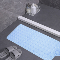 YIDE Tapis de baignoire antidérapants au design avancé avec passoire à cheveux avec ventouses Tapis de bain de douche écologique