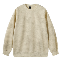 Sweat-shirts OEM coupe oversize et carrée, en molleton épais 360 grammes, à épaules tombantes, coupe épurée, personnalisables en usine