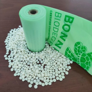 Plastica biodegradabile granuli pellet pla biodegradabile sacchetti di plastica