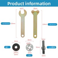 JOWIN – Kit de conversion 5 pièces pour perceuse électrique et meuleuse d'angle, accessoires multifonctionnels pour polissage et découpe