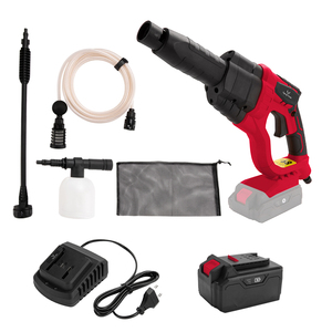 Tốt nhất bán <span class=keywords><strong>20V</strong></span> <span class=keywords><strong>Lithium</strong></span> Battery Powered xách tay 6 trong 1 đa chức năng vòi phun 24bar không Dây áp lực cao xe máy giặt súng phun - Product Image 6