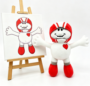 Vente en gros de poupées en peluche anime, poupées en peluche bonhomme de neige pour enfants, fabricant de poupées en peluche personnalisées avec casques - Product Image 1