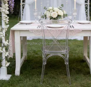 Chaises Chiavari empilables en PC acrylique, prix direct usine, pour location, mobilier de mariage, hôtel, banquet, chaises transparentes en résine - Product Image 2