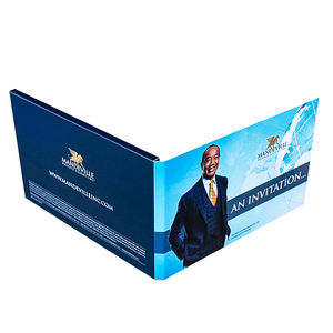 Aspecto agradable 2,4 pulgadas 3 pulgadas 4 pulgadas Video Folleto 7 pulgadas Tarjeta de regalo de felicitación Reproductor de video Caja con boda - Product Image 4