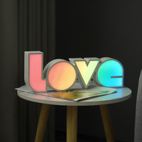 Lettres lumineuses créatives LOVE, pour demande en mariage, déclaration d'amour, décoration de fêtes, ambiance, veilleuse décorative, lumières colorées