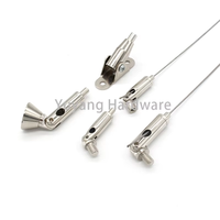 Prix usine lumière LED suspendue Y Type réglable pince à câble Kit de suspension vente chaude câble métallique en acier