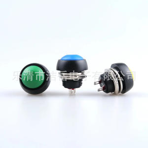 Interrupteur à bouton-poussoir Pbs-33b, 1no, 250v, Ip40, tête ronde, mécanique, pour appareils électroniques, rouge, jaune, bleu, vert, blanc, noir - Product Image 3