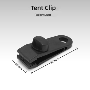 Clips de bâche, grands clips de bâche robustes, tendeur de clips de bâche réglable léger <span class=keywords><strong>pour</strong></span> tente extérieure - Product Image 2