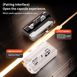 Batterie externe tactique 5000/25000mAh avec batterie 21700 remplaçable, <span class=keywords><strong>chargeur</strong></span> rapide Cyberpunk 22,5W pour le camping en plein air - Product Image 6