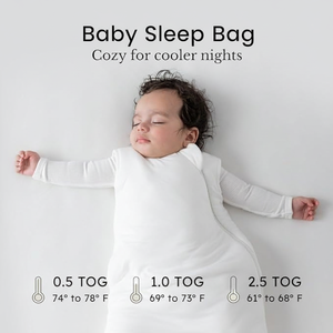 Sac de couchage en bambou super doux à impression personnalisée pour bébés et tout-petits, fermeture éclair bidirectionnelle, 1.0 <span class=keywords><strong>Tog</strong></span> pour bébés de 0 à 36 mois - Product Image 6