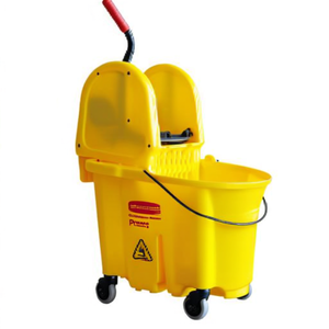 Cubo Combo Wavebrake Prensa Amarillo 33 L Secchio con Ruote per Pulizie - Product Image 2