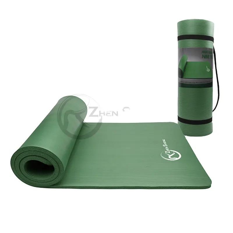 Zhensheng, экологически чистый коврик для йоги, 10 мм, с принтом под заказ