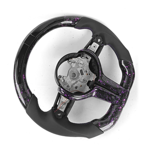 Volante de Coche de Cuero y Fibra de Carbono para M Sport F-Chassis F80 F82 F87 F12 F13 F86 F33 M1 M2 M3 M4 M5 M6 X5 X6 F30 F10 F21 <span class=keywords><strong>F1</strong></span> - Product Image 4