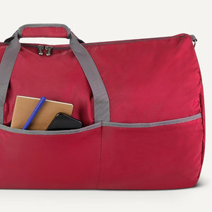 Sac de voyage polochon en polyester imperméable et isolé, style décontracté, grande capacité, fermeture éclair, prix de gros - Product Image 4