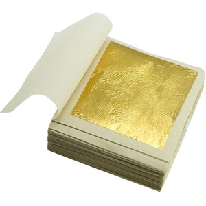 Genuine <strong>Gold</strong> <strong>Foil</strong> 9.33X9.33CM for Gilding and Decorating Furniture Frame Temple From Chinese Suppliers - Product Image 2
