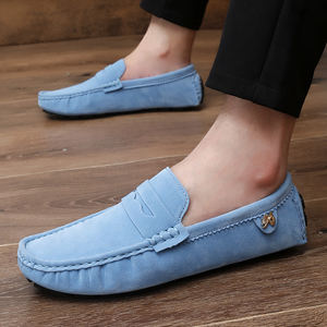 <span class=keywords><strong>Mocasines</strong></span> sin cordones de cuero de microfibra naranja para <span class=keywords><strong>hombre</strong></span>, zapatos de vestir transpirables, talla 35-48, estilo informal para verano, primavera e invierno - Product Image 1