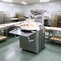 Machine automatique de traitement de la pâte à pain vapeur, de formage de boulettes de pâte et de division/rondonnage pour la pâte à pain et à pizza