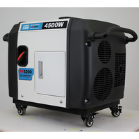 Générateur portable 3 kW à démarrage automatique après une panne de courant / Alimentation CA monophasée silencieuse Performances AVR Essence 5,5 kW