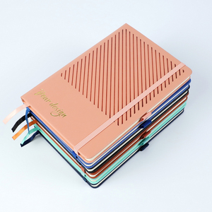 Acquista Quaderni Goffrati Personalizzati Semplici con Copertina Rigida A5, Diario con Pagine <span class=keywords><strong>a</strong></span> Righe in Pelle PU, MOQ Ridotto - Product Image 1