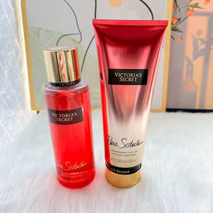 Ensemble de lotion pour le corps et brume corporelle Victoria Secret <span class=keywords><strong>Pure</strong></span> <span class=keywords><strong>Seduction</strong></span>, parfum original, 250 ml de spray et 236 ml de <span class=keywords><strong>crème</strong></span> pour le corps, pour femmes - Product Image 1