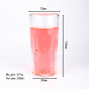 Exquisite Striped Pattern <strong>Latte</strong> Juice Wine Drinking <strong>Glass</strong> Cup Water <strong>Glass</strong> Cups - Product Image 5