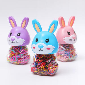 Colorido desechable goma tendón lazos para el cabello estilo coreano lindo diseño cuerda para el cabello para mujeres niños Internet celebrante tocado - Product Image 2