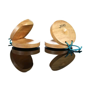 Castagnettes YONGXIN en bois, best-seller, pour <span class=keywords><strong>flamenco</strong></span>, jouet éducatif pour bébé, instrument de musique, lot de 6, diamètre 5,7 cm - Product Image 4