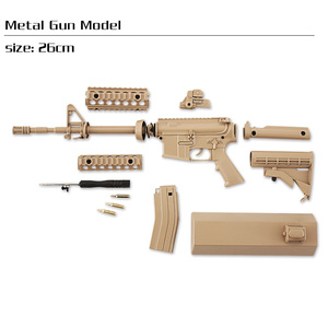 نموذج مسدس معدني مصغر <span class=keywords><strong>AR15</strong></span> بمقياس 1:3 من المصنع مباشرة، طقم تجميع نموذج مسدس معدني مصبوب - Product Image 3