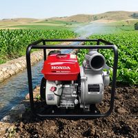 Pompa Air Mesin Bensin 6.5 HP, Outlet 2 Inci, 40 m3/jam, Head 26 m, Berpendingin Udara, Mesin 4 Tak untuk Penyiraman Lahan Pertanian