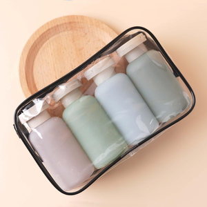 Botella de Tónico Cosmético PET Transparente Personalizada de Lujo con Tapa de Cúpula, Diseño Esmerilado Suave al Tacto, Envase Vacío para Lociones para el Cuidado de la Piel - Product Image 3