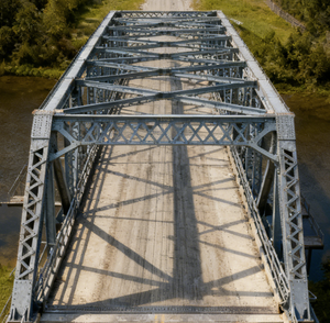 Pont en acier à structure métallique de longue durée de vie, pont en acier à arche, pont Bailey, fabriqué en Chine - Product Image 1