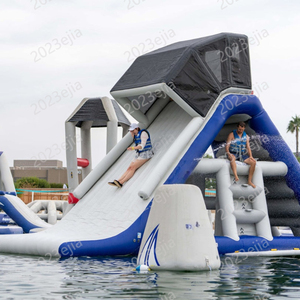 Prix usine premium Grand toboggan gonflable avec auvent pour sports nautiques de haute performance pour parc d'attractions commercial - Product Image 3