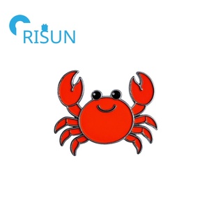 Bán Buôn Tùy Chỉnh Kim Loại Cổ Điển Cua Đen Đỏ Vàng <span class=keywords><strong>Tone</strong></span> Lime Cua Men <span class=keywords><strong>Pin</strong></span> Ve Áo <span class=keywords><strong>Pin</strong></span> Tùy Chỉnh Ma Cà Rồng Cua Men <span class=keywords><strong>Pin</strong></span> - Product Image 2