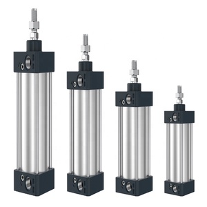 SC/MA/MD/Mal/SDA/TN piccolo <span class=keywords><strong>cilindro</strong></span> pneumatico a <span class=keywords><strong>pistone</strong></span> a doppio effetto con corpo in alluminio <span class=keywords><strong>e</strong></span> componenti del nucleo del cuscinetto Standard - Product Image 2