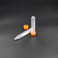 Tube à centrifuger conique en plastique PP de 10 ml avec couvercle à vis pour laboratoire