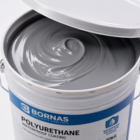 Peinture imperméable professionnelle en polyuréthane modifié au polyester résistant aux UV pour toitures apparentes extérieures